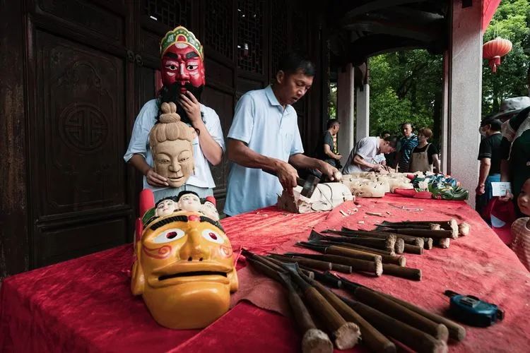 市级非遗池州(青阳)傩面具雕刻 - 七嘴八舌 - 池州人论坛 - chizhou